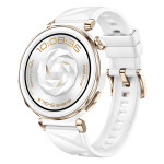 Huawei Watch GT 5 Pro Ceramic 42mm Αδιάβροχο με Παλμογράφο Λευκό