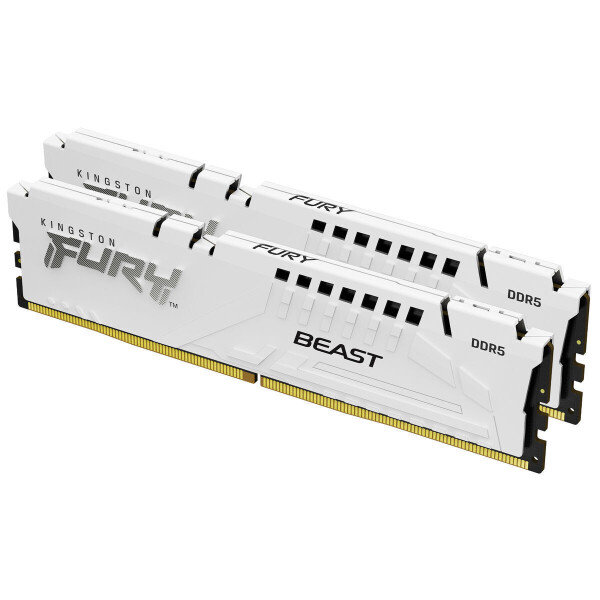 Kingston Fury Beast DDR5 32GB RAM με 2x16GB Modules και Ταχύτητα 6000 για Desktop Κωδικός KF560C30BWEK2-32