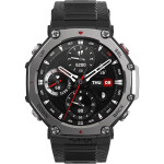 Amazfit T-Rex 3 Stainless Steel 48mm Αδιάβροχο Smartwatch με Παλμογράφο Onyx