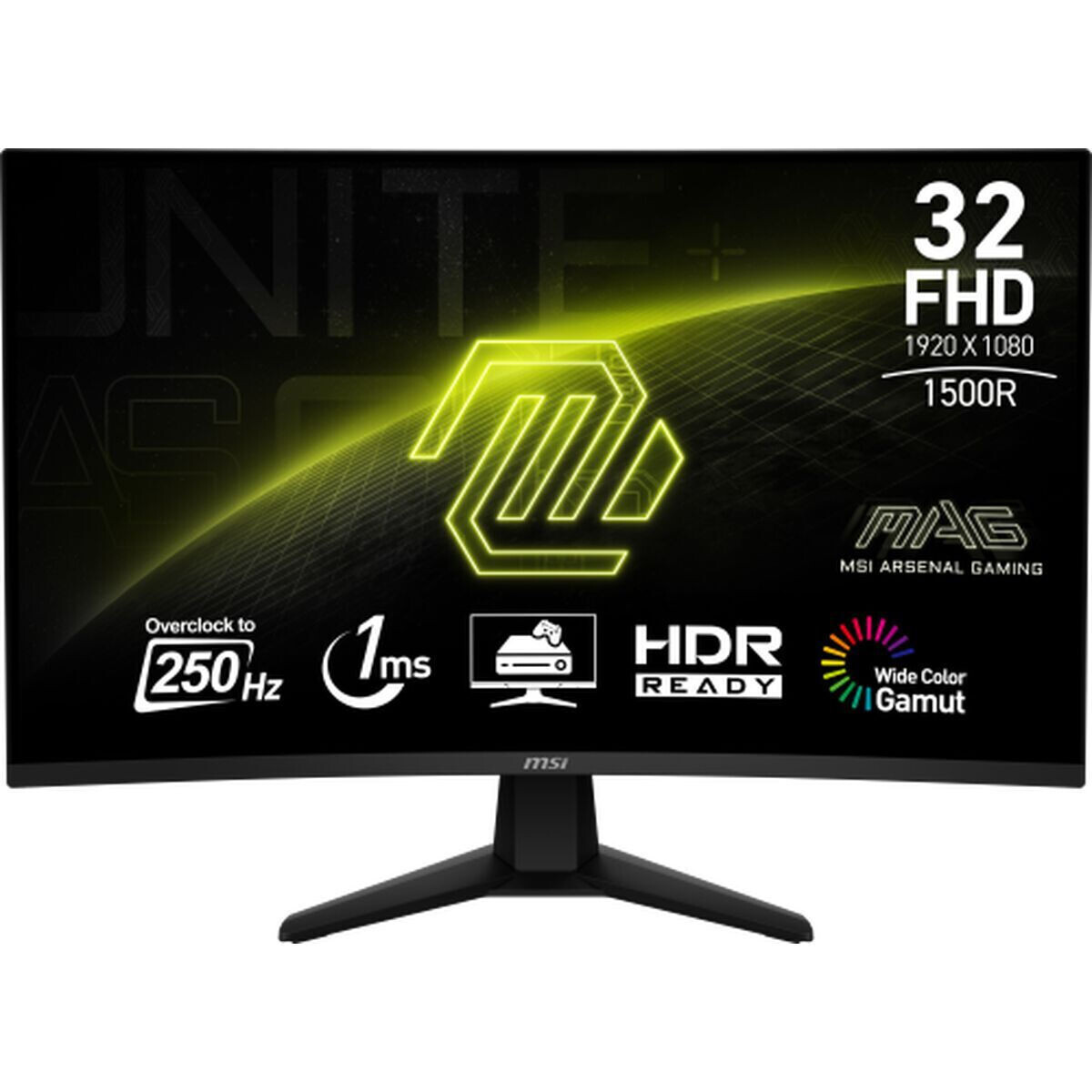 MSI MAG 32C6X VA Curved Gaming Monitor 32 FHD 1920x1080 250Hz
