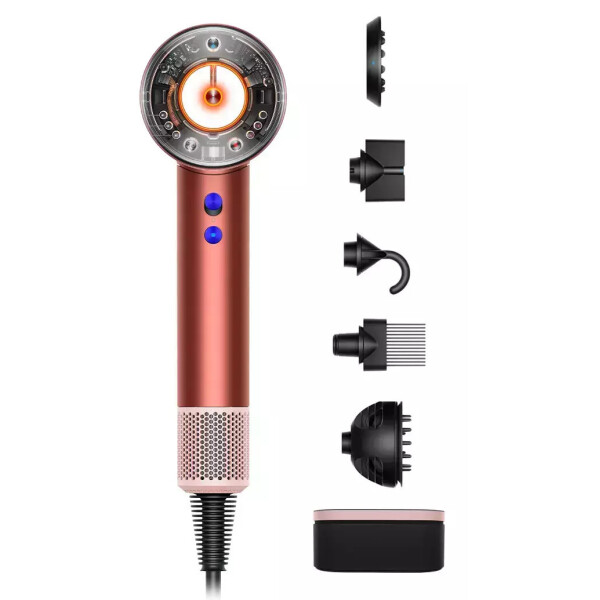 Dyson HD16 Supersonic Nural Gift Pack Πιστολάκι Μαλλιών με Φυσούνα 1600W Strawberry Bronze/Blush Pink