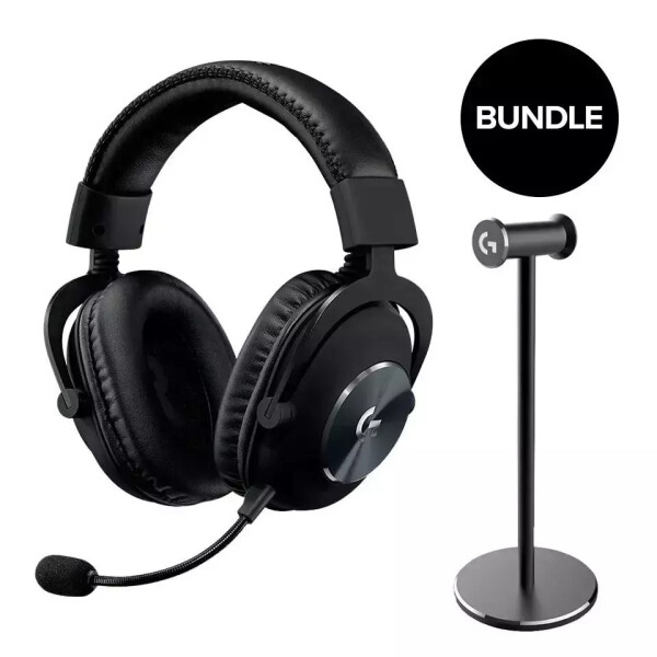 Logitech Pro X 2 Lightspeed Premium Headset Stand Ασύρματο Over Ear Gaming Headset με σύνδεση 3.5mm / Bluetooth