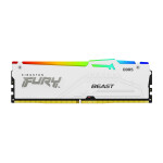 Kingston Fury Beast RGB DDR5 με Module 1x16GB και Ταχύτητα 6000 για Desktop Κωδικός KF560C36BWE2A-16