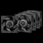 Arctic S8038-10K Case Fan 10000rpm / 102cfm Χωρίς Led Φωτισμό και Σύνδεση 4-Pin Molex 4τμχ
