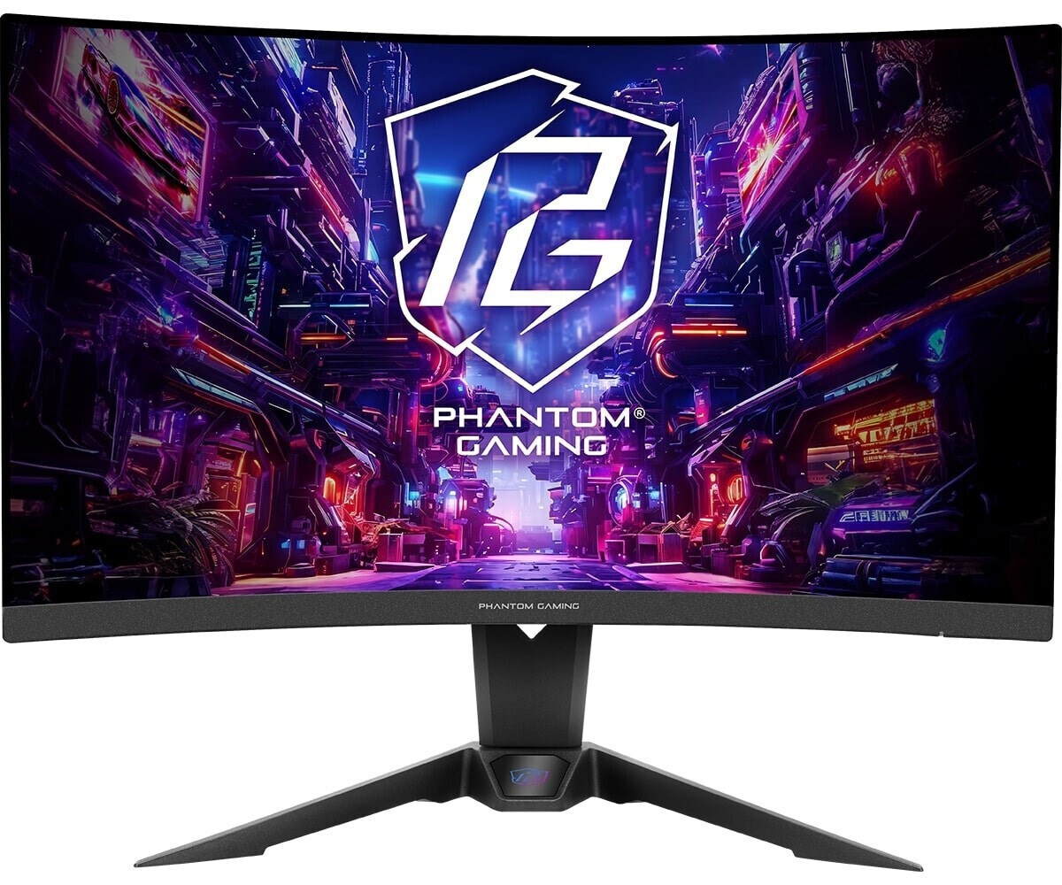 ASRock Phantom Gaming PG27QRT2A VA HDR Curved Gaming Monitor 27 QHD 2560x1440 180Hz με Χρόνο Απόκρισης 5ms GTG