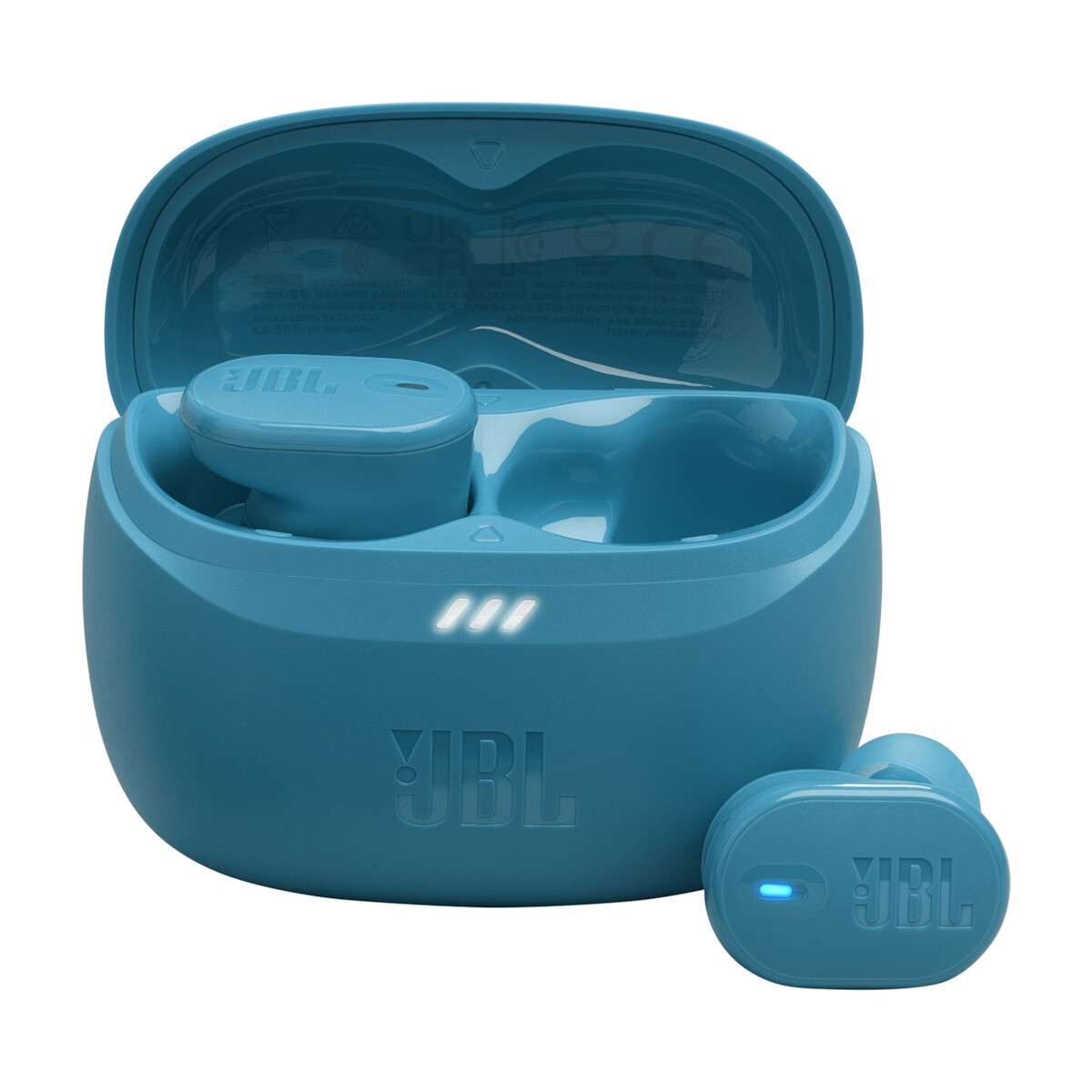 JBL Tune Buds 2 Bluetooth Handsfree Ακουστικά με Αντοχή στον Ιδρώτα και Θήκη Φόρτισης Τιρκουάζ