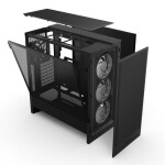 NZXT H5 2024 Flow Gaming Midi Tower Κουτί Υπολογιστή με Πλαϊνό Παράθυρο και RGB Φωτισμό Μαύρο