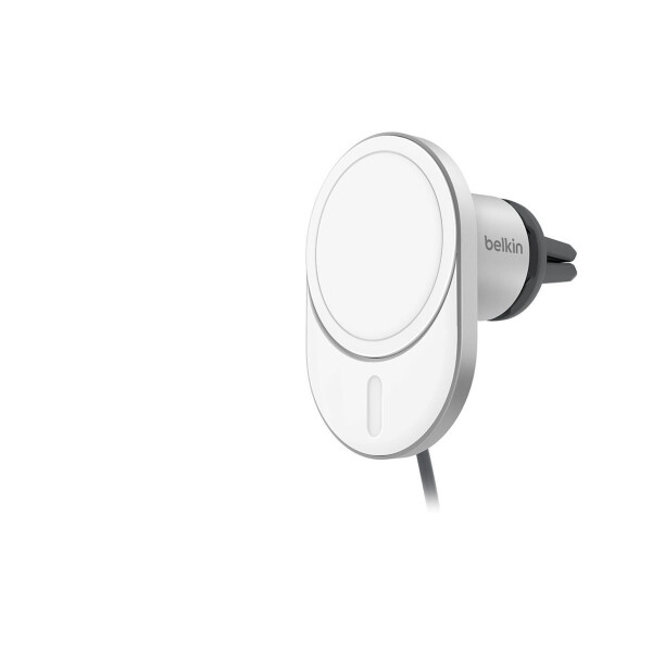 Belkin Βάση Κινητού Αυτοκινήτου με Μαγνήτη και Ασύρματη Φόρτιση Ασημί Κωδικός WIC008BTGR-NCV2