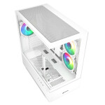 Sharkoon MK6 RGB Micro Tower Κουτί Υπολογιστή με Πλαϊνό Παράθυρο Λευκό