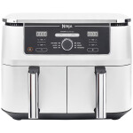Ninja Foodi Max Dual Zone Air Fryer με Διπλό Αποσπώμενο Κάδο 9.5lt Λευκό
