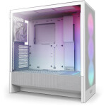 NZXT H5 Flow RGB Gaming Midi Tower Κουτί Υπολογιστή Λευκό