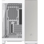 Corsair 2500X Gaming Micro Tower Κουτί Υπολογιστή με Πλαϊνό Παράθυρο White/Satin Gray Aluminum