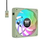Thermaltake CT120 EX Reverse Blade Case Fan 2000rpm / 65.82cfm με ARGB Φωτισμό και Σύνδεση 4-Pin PWM 3τμχ Matcha Green