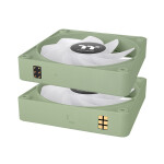 Thermaltake CT120 EX Reverse Blade Case Fan 2000rpm / 65.82cfm με ARGB Φωτισμό και Σύνδεση 4-Pin PWM 3τμχ Matcha Green