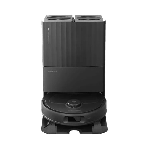 Roborock Qrevo Plus Σκούπα Ρομπότ για Σκούπισμα Σφουγγάρισμα με Χαρτογράφηση και Wi-Fi Μαύρη
