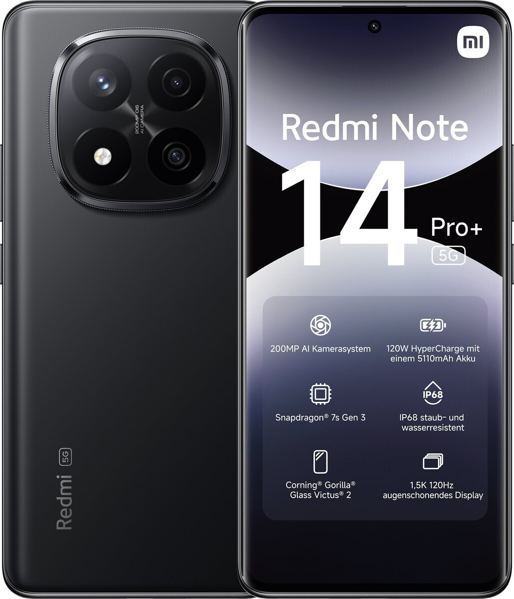 Xiaomi Redmi Note 14 Pro 5G Dual SIM 12/512GB Midnight Black