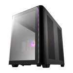 FSP/Fortron M580 Gaming Midi Tower Κουτί Υπολογιστή με Πλαϊνό Παράθυρο και RGB Φωτισμό Μαύρο