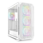 Sharkoon AK5M RGB Gaming Midi Tower Κουτί Υπολογιστή με Πλαϊνό Παράθυρο Λευκό