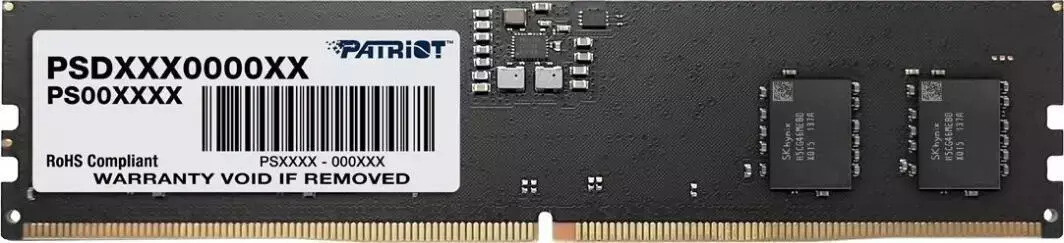 Patriot Signature DDR5 με Module 1x16GB και Ταχύτητα 5600 για Desktop Κωδικός PSD516G560081