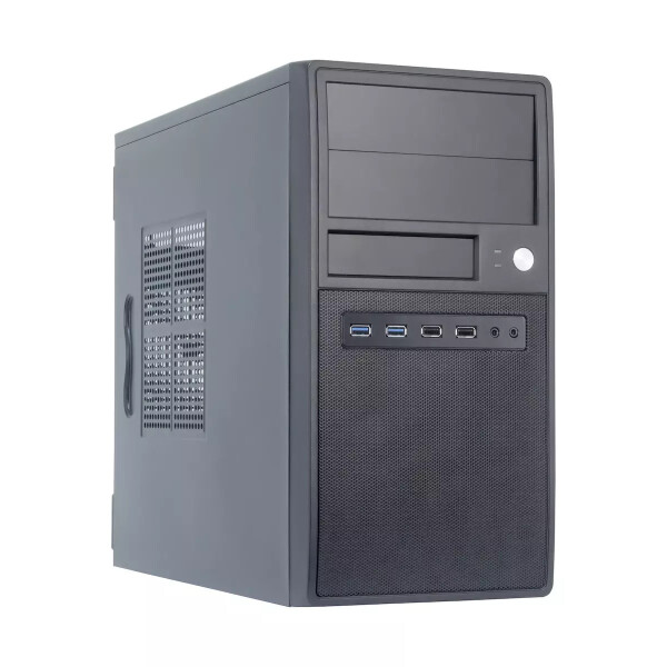 Chieftec CT-04B-350GPB Gaming Midi Tower Κουτί Υπολογιστή με Πλαϊνό Παράθυρο Μαύρο