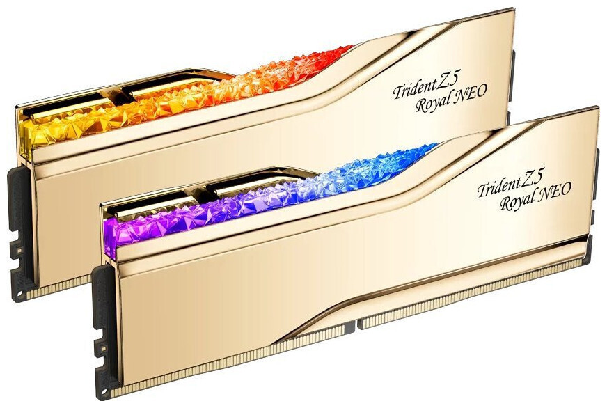 G.Skill Trident Z5 Royal Neo EXPO RGB DDR5 32GB RAM με 2x16GB Modules και Ταχύτητα 6400 για Desktop Κωδικός F5-6400J3039G16GX2-TR5NG