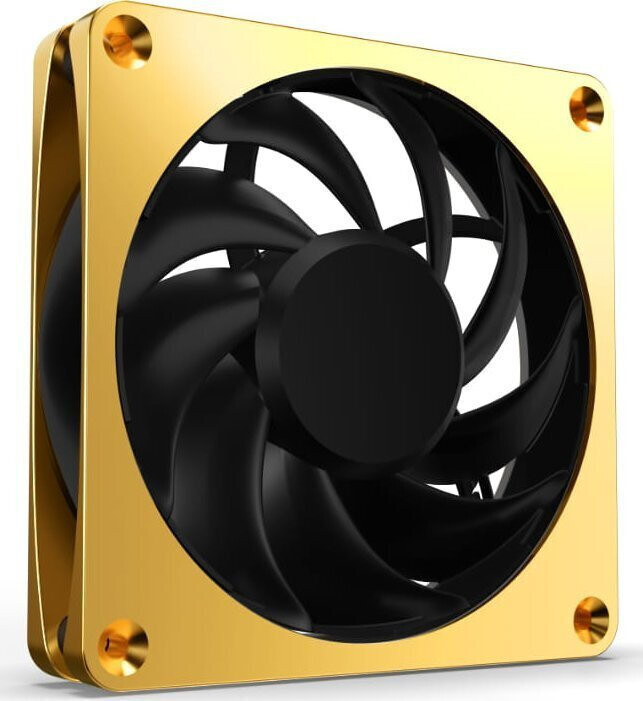 Alphacool Apex Stealth Case Fan 120mm 2000rpm / 76.81cfm Χωρίς Led Φωτισμό και Σύνδεση 4-Pin PWM Χρυσό
