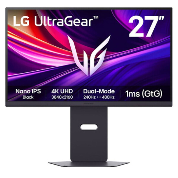 LG 27G850A-B IPS HDR Gaming Monitor 27 4K 3840x2160 240Hz με Χρόνο Απόκρισης 1ms GTG