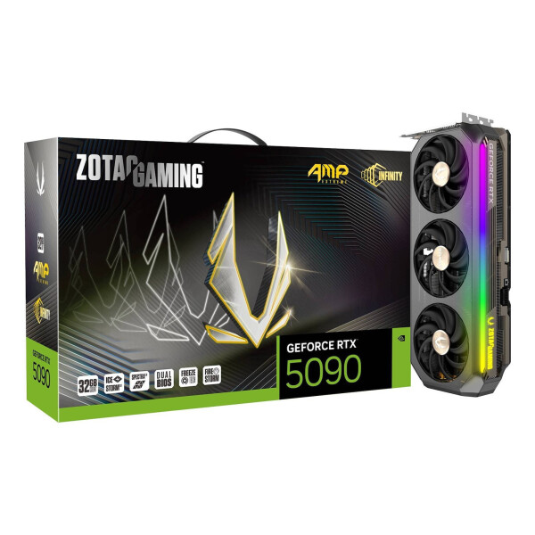 Zotac GeForce RTX 5090 32GB GDDR7 AMP Extreme INFINITY Κάρτα Γραφικών Κωδικός ZT-B50900B-10P