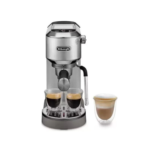 DeLonghi Dedica Duo Μηχανή Espresso 1450W Πίεσης 15bar Silver EC 890.M