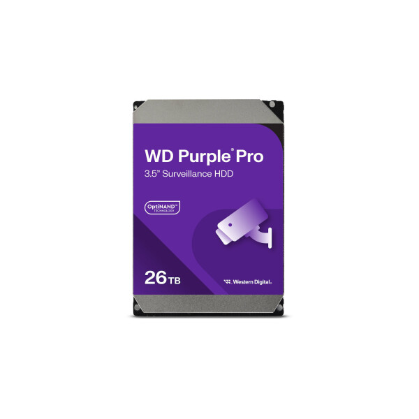 Western Digital Purple Pro 26TB HDD Σκληρός Δίσκος 3.5 SATA III 7200rpm με 512MB Cache για Καταγραφικό WD260PURP