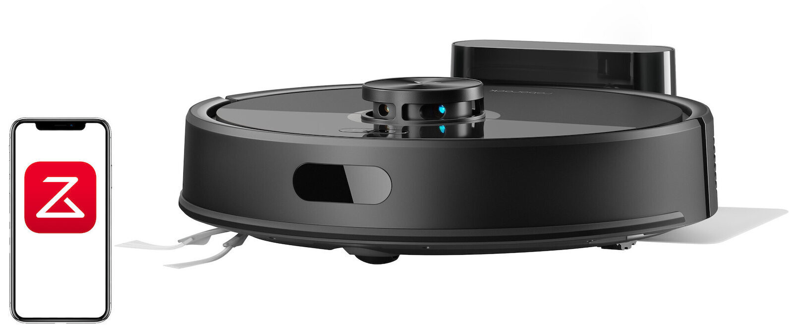 Roborock Q7 TF Σκούπα Ρομπότ με Χαρτογράφηση Laser Απορρόφηση 10000Pa Μαύρη