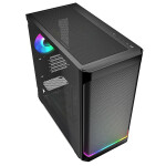 Sharkoon MK4W RGB Strip Gaming Midi Tower Κουτί Υπολογιστή με Πλαϊνό Παράθυρο Μαύρο