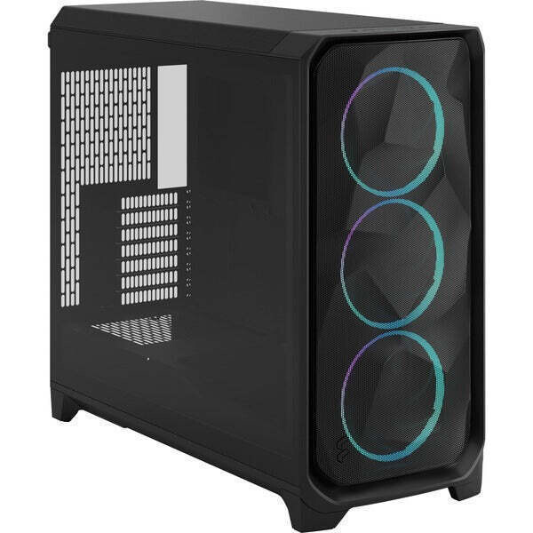 Fractal Design Meshify 3 XL RGB Light Tint Gaming Midi Tower Κουτί Υπολογιστή με Πλαϊνό Παράθυρο Μαύρο