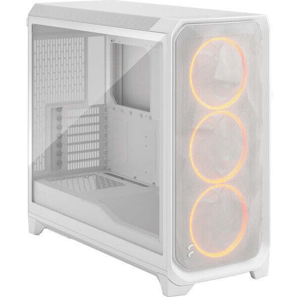 Fractal Design Meshify 3 XL RGB Clear Tint Gaming Midi Tower Κουτί Υπολογιστή με Πλαϊνό Παράθυρο Λευκό