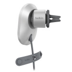 Belkin Βάση Κινητού Αυτοκινήτου με Μαγνήτη και Ασύρματη Φόρτιση Ασημί Κωδικός WIC008BTGR-NCV2