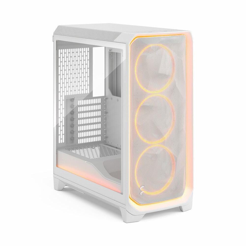Fractal Design Ambience Pro RGB White TG Clear Tint Gaming Midi Tower Κουτί Υπολογιστή με Πλαϊνό Παράθυρο Λευκό
