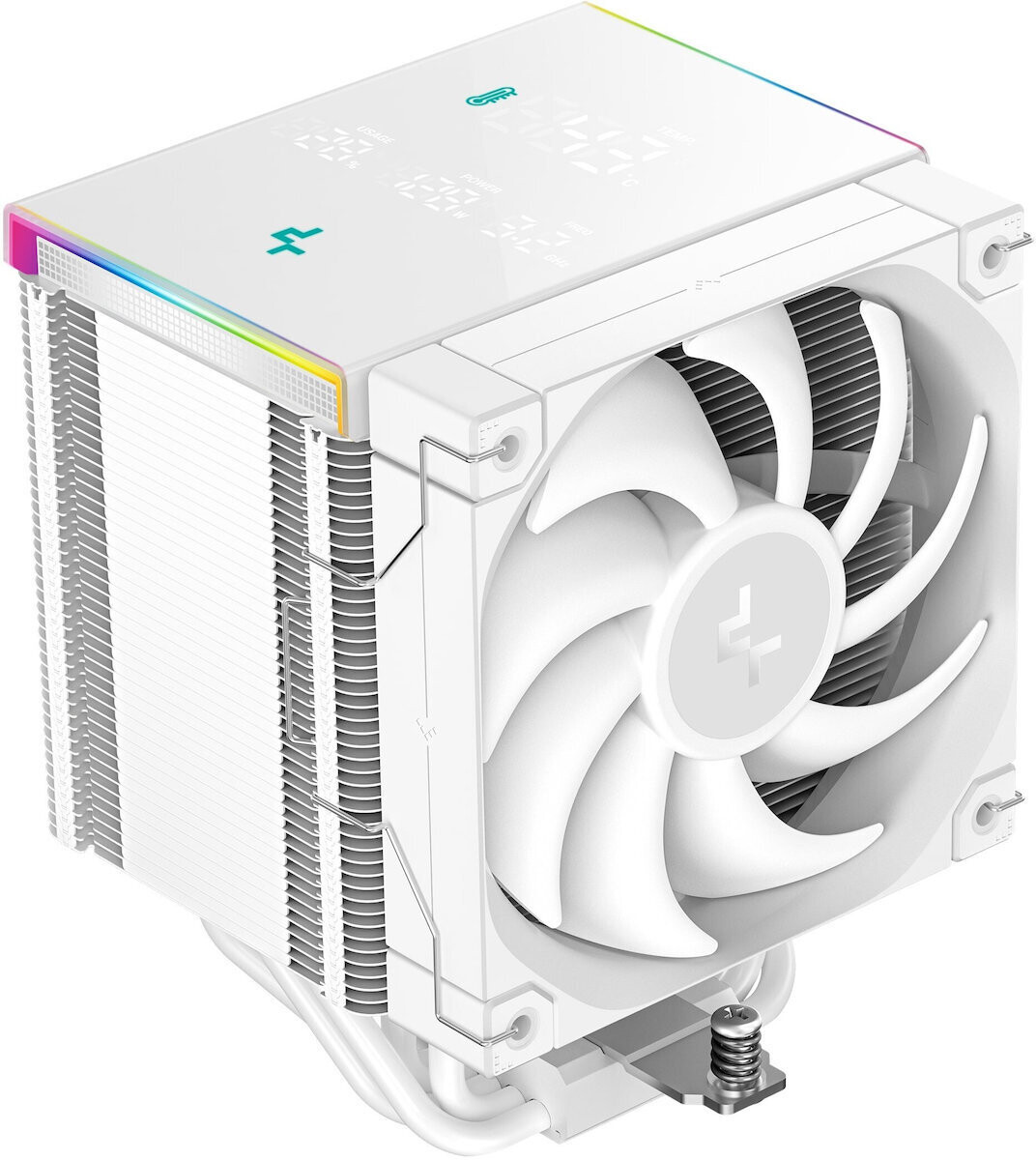 Deepcool AK500 Digital Pro Ψύκτρα Επεξεργαστή για Socket AM4/AM5/1200/115x/1700 Λευκή