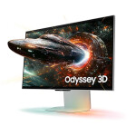 Samsung Odyssey 3D G90XF IPS HDR Gaming Monitor 27 4K 3840x2160 165Hz με Χρόνο Απόκρισης 1ms GTG Ασημί