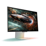 Samsung Odyssey 3D G90XF IPS HDR Gaming Monitor 27 4K 3840x2160 165Hz με Χρόνο Απόκρισης 1ms GTG Ασημί