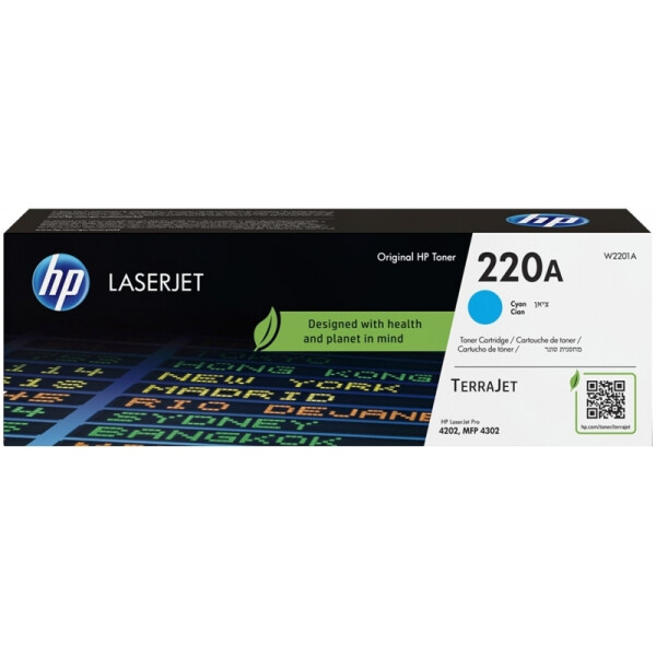 HP 220a Γνήσιο Toner Laser Εκτυπωτή Κυανό 1800 Σελίδων W2201A