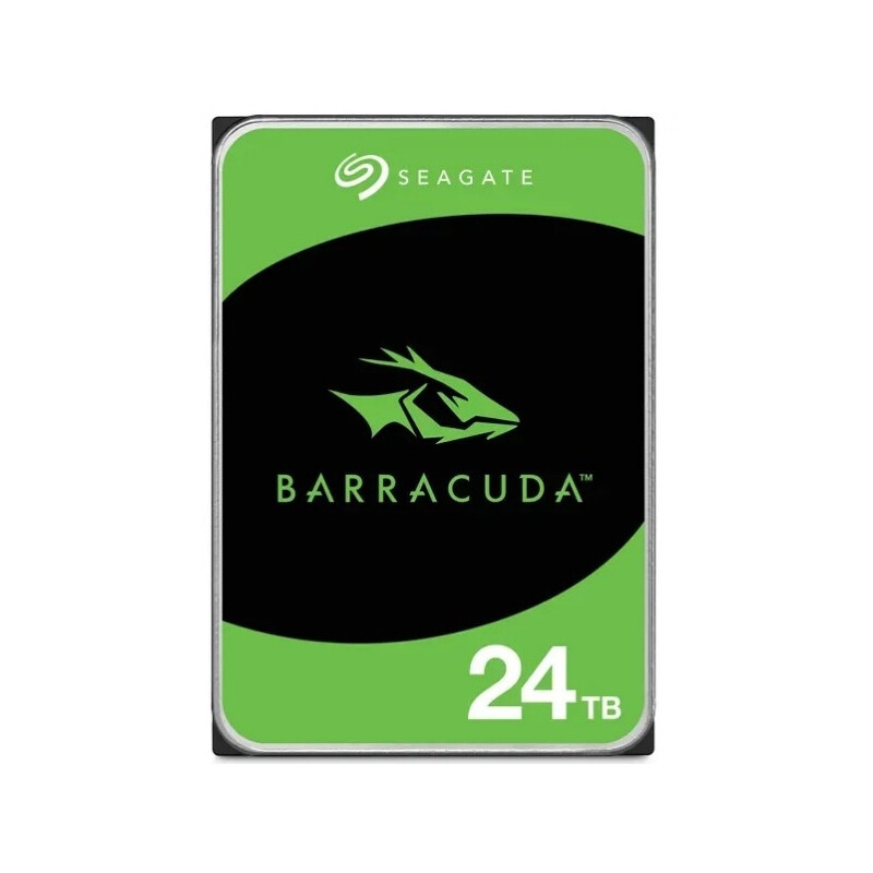 Seagate BarraCuda 24TB HDD Σκληρός Δίσκος 3.5 SATA III 7200rpm με 512MB Cache για Desktop ST24000DM001