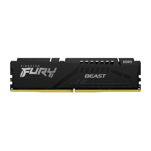 Kingston Fury Beast DDR5 με Module 1x16GB και Ταχύτητα 6400 για Desktop Κωδικός KF564C32BBE-16