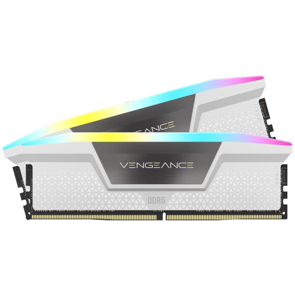Corsair Vengeance RGB DDR5 32GB RAM με 2x16GB Modules και Ταχύτητα 6400 για Desktop Κωδικός CMH32GX5M2B6400Z36W