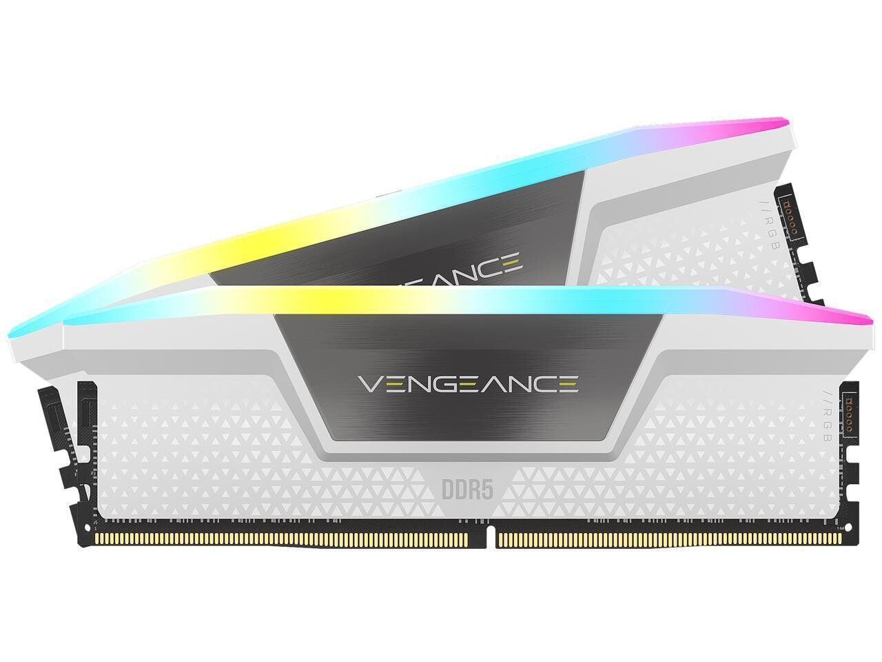 Corsair Vengeance RGB DDR5 32GB RAM με 2x16GB Modules και Ταχύτητα 6400 για Desktop Κωδικός CMH32GX5M2B6400Z36W