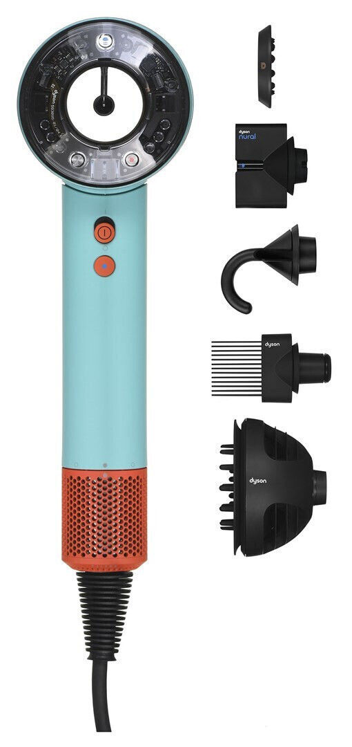 Dyson HD16 Supersonic Nural Πιστολάκι Μαλλιών Turbo με Φυσούνα 1600W Ceramic Patina/Topaz