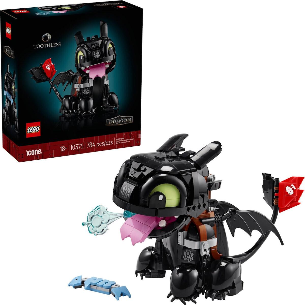 LEGO Icons How to Train Your Dragon Toothless για 18 Ετών 784τμχ Κωδικός 10375