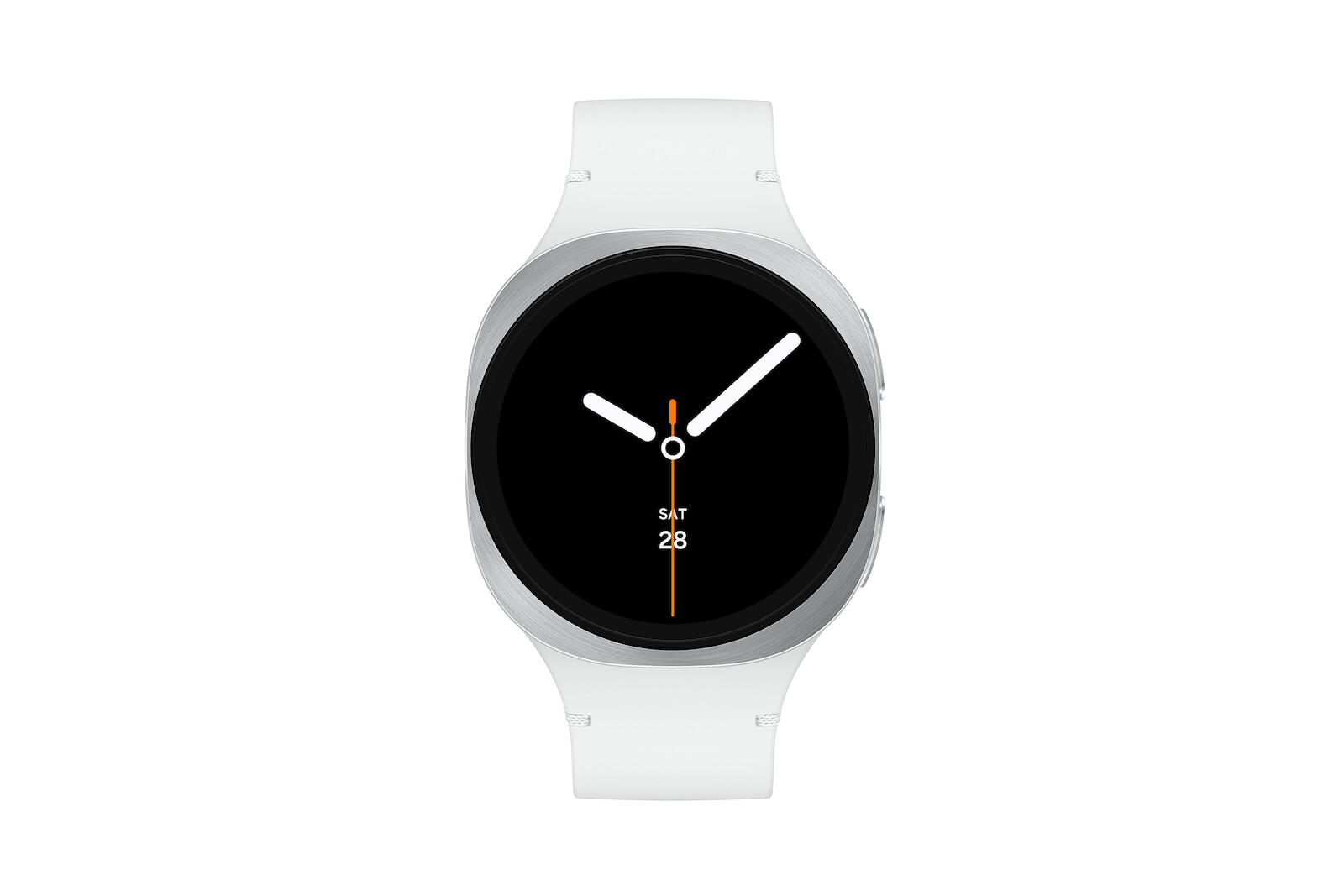 Samsung Galaxy Watch8 Aluminium 40mm Αδιάβροχο με Παλμογράφο Ασημί - S/M