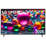 LG Smart Τηλεόραση 55 4K UHD LED AI UA75 HDR 2025 55UA75006LA