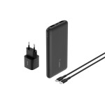 Belkin Φορτιστής με Θύρα USB-C και Καλώδιο USB-C - USB-C 25W Μαύρος BoostCharge Power-Set