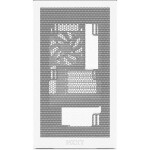 NZXT H3 Flow Gaming Mini Tower Κουτί Υπολογιστή με Πλαϊνό Παράθυρο Λευκό
